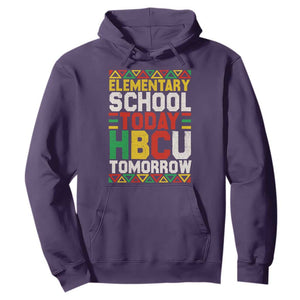 Elementary School Today HBCU Tomorrow Hoodie Black Pride College Bound Motivation TS02 Purple Print Your Wear