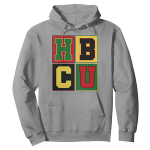 HBCU Block Letter Pride Graphic Hoodie College Support Statement Black Excellence TS02 Sport Gray Print Your Wear