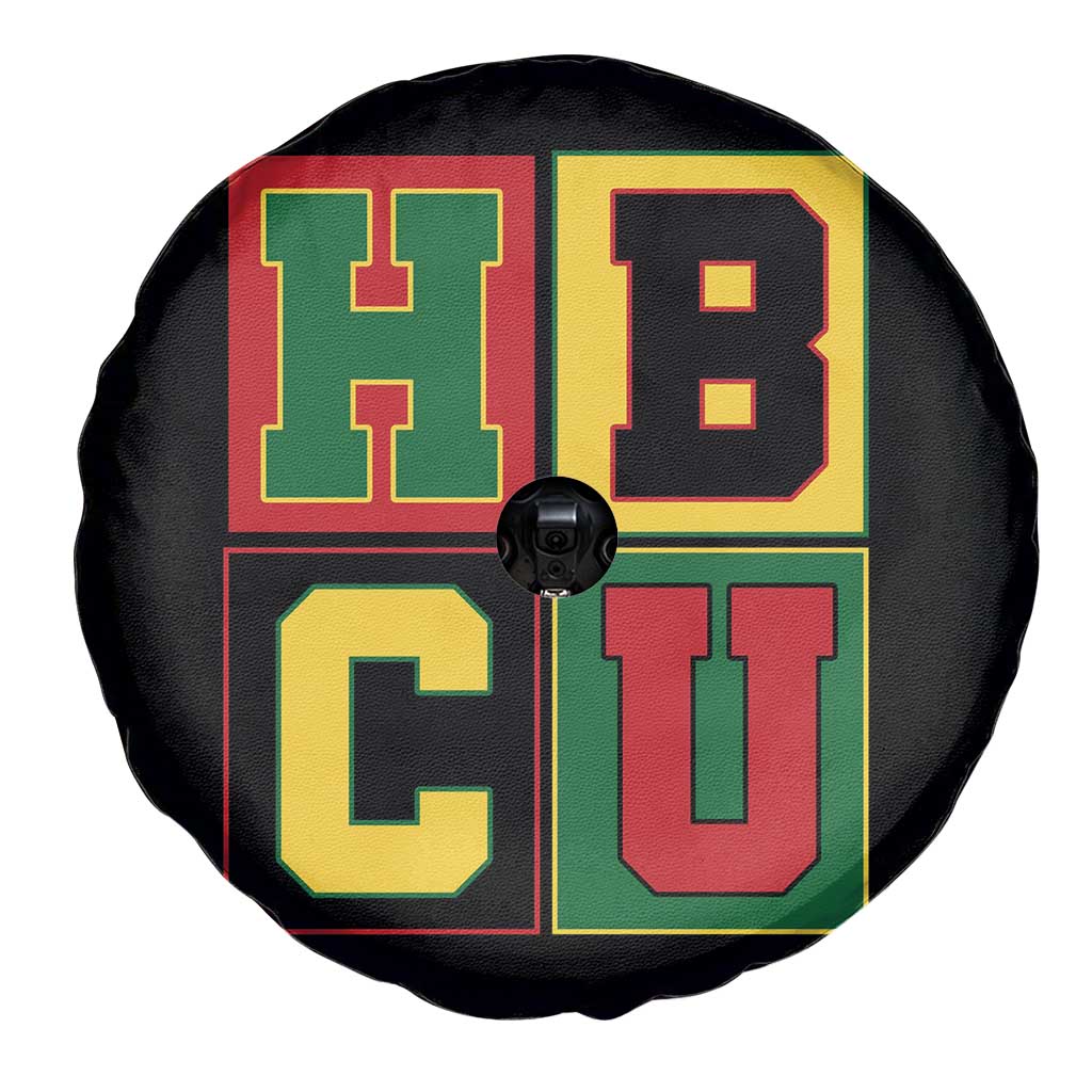 HBCU Block Letter Pride Graphic Spare Tire Cover College Support Statement Black Excellence TS02 Print Your Wear