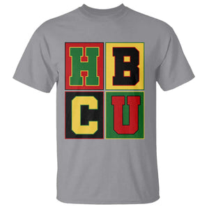 HBCU Block Letter Pride Graphic T Shirt College Support Statement Black Excellence TS02 Sport Gray Print Your Wear