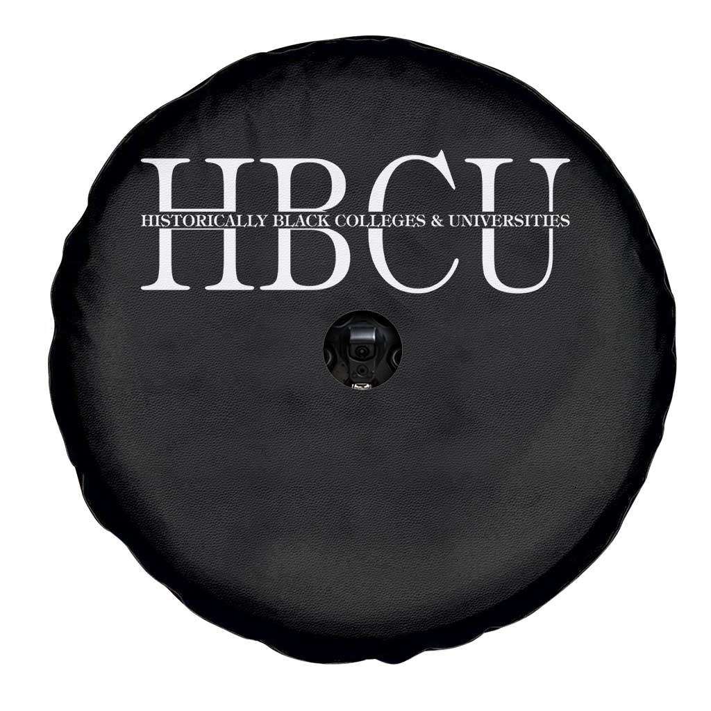 HBCU Pride Classic Statement Spare Tire Cover Minimalist Black Excellence and History TS02 Print Your Wear