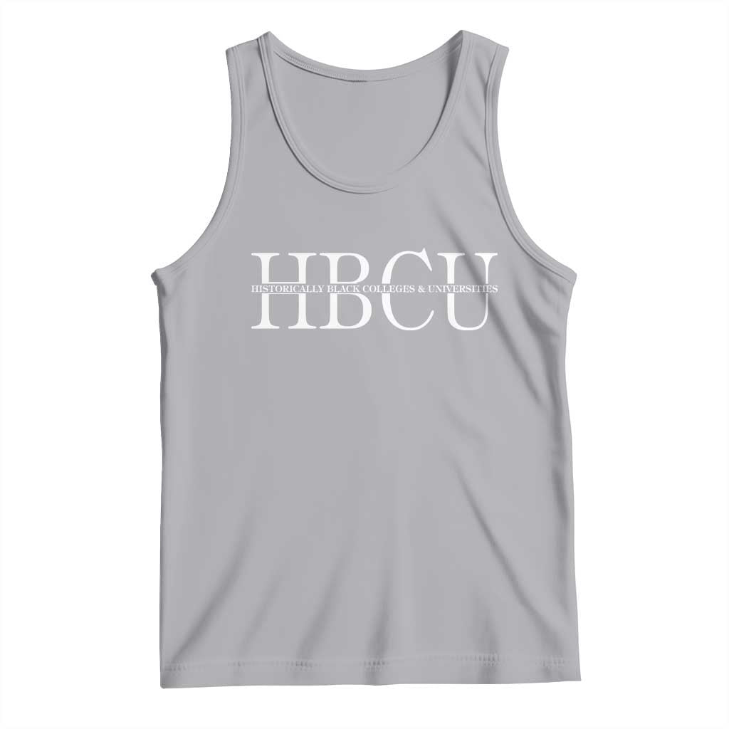 HBCU Pride Classic Statement Tank Top Minimalist Black Excellence and History TS02 Athletic Heather Print Your Wear