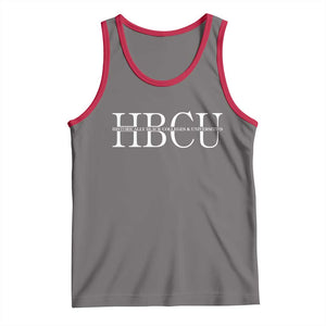 HBCU Pride Classic Statement Tank Top Minimalist Black Excellence and History TS02 Deep Heather Red Print Your Wear