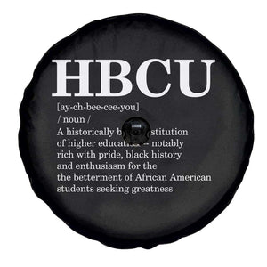 HBCU Definition Spare Tire Cover Historically Black College Pride Celebrating Education and Black History TS02 Print Your Wear