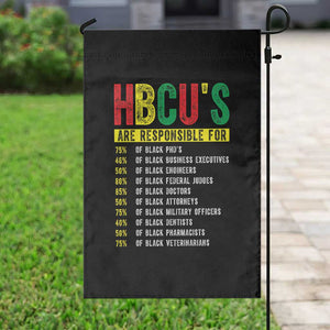 HBCUs Are Responsible For Black Excellence Garden Flag Powerful Education Impact Statistics Pride TS02 Print Your Wear