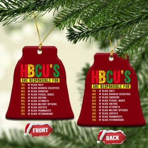 HBCUs Are Responsible For Black Excellence Ceramic Ornament Powerful Education Impact Statistics Pride TS02 Print Your Wear