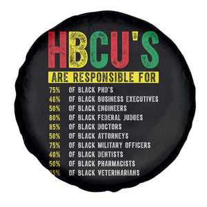 HBCUs Are Responsible For Black Excellence Spare Tire Cover Powerful Education Impact Statistics Pride TS02 Print Your Wear
