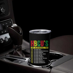 HBCUs Are Responsible For Black Excellence Tumbler Cup Powerful Education Impact Statistics Pride TS02 Print Your Wear