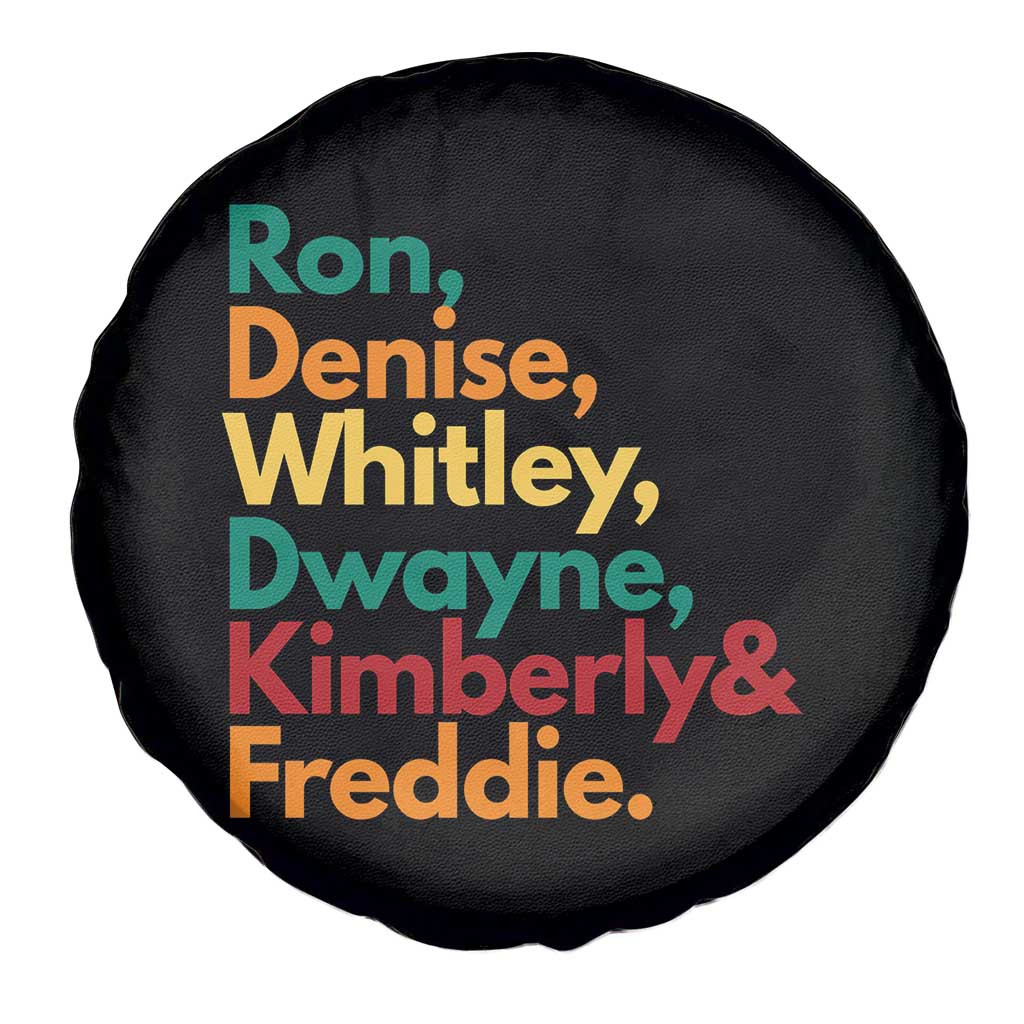 90s Black Sitcom HBCU Culture Tribute Spare Tire Cover Ron Denise Whitley Dwayne Kimberly Freddie TS02 Print Your Wear