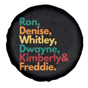 90s Black Sitcom HBCU Culture Tribute Spare Tire Cover Ron Denise Whitley Dwayne Kimberly Freddie TS02 Print Your Wear