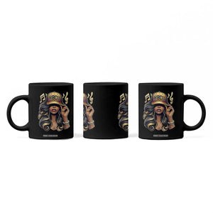 HBCU Queen Vibes Coffee Mug Melanin Music College Pride for Black Excellence Supporters TS02 Print Your Wear