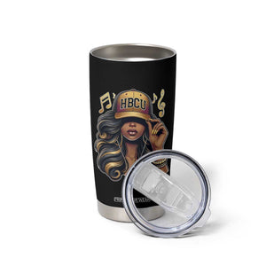 HBCU Queen Vibes Tumbler Cup Melanin Music College Pride for Black Excellence Supporters TS02 Print Your Wear