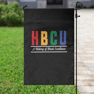 HBCU A History of Black Excellence Garden Flag College Pride Statement Celebrating African American Achievement TS02 Print Your Wear