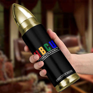 HBCU A History of Black Excellence Bullet Tumbler College Pride Statement Celebrating African American Achievement TS02 Print Your Wear
