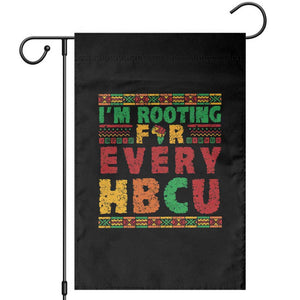 I’m Rooting for Every HBCU Garden Flag Pan African Pride College Support Statement TS02 Black Print Your Wear