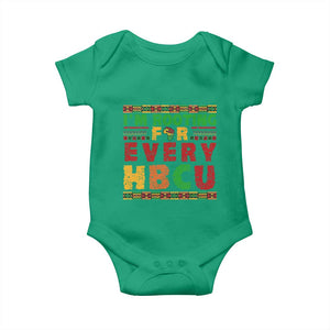 I’m Rooting for Every HBCU Baby Onesie Pan African Pride College Support Statement TS02 Irish Green Print Your Wear