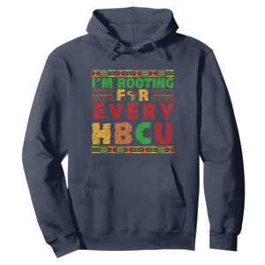 I’m Rooting for Every HBCU Hoodie Pan African Pride College Support Statement TS02 Navy Print Your Wear