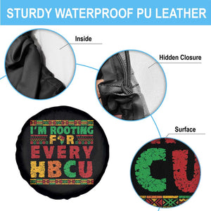 I’m Rooting for Every HBCU Spare Tire Cover Pan African Pride College Support Statement TS02 Print Your Wear