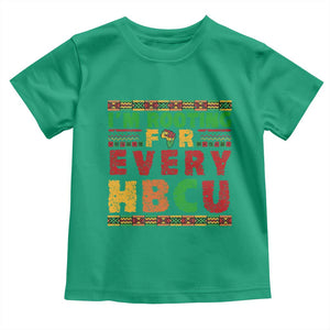 I’m Rooting for Every HBCU Toddler T Shirt Pan African Pride College Support Statement TS02 Irish Green Print Your Wear