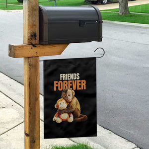 Friends Forever Viral Punch The Monkey Garden Flag Cute Baby Monkey Hugging Plush Toy Best Friend Gift TS02 Print Your Wear