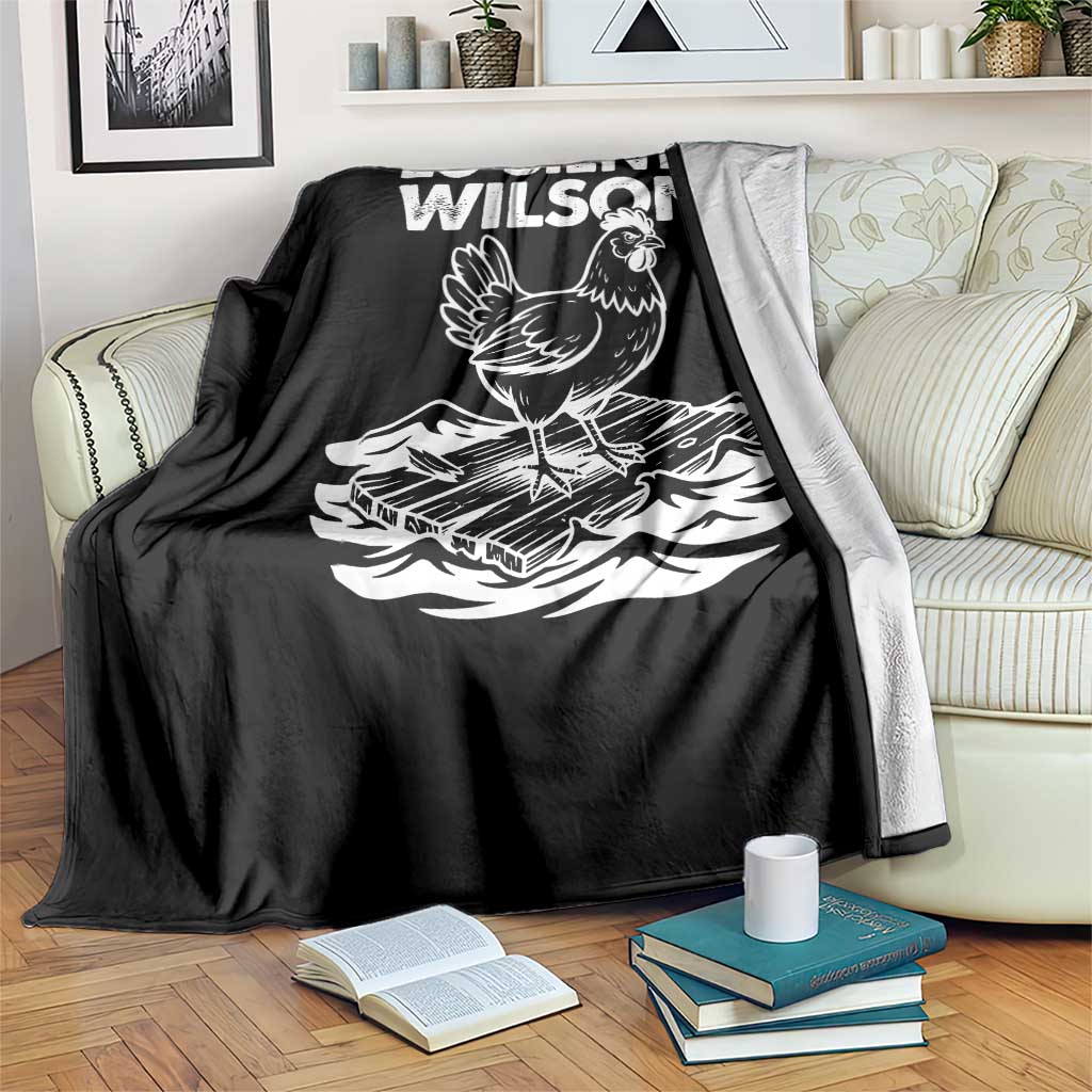 Lo Siento Wilson Funny Chicken Floating Meme Throw Blanket Viral Rooster Spanish Apology Trend TS02 Print Your Wear