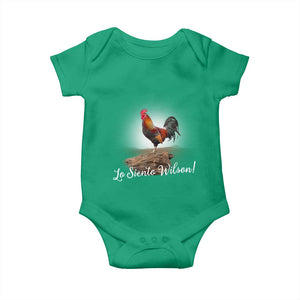 Lo Siento Wilson Funny Chicken Floating Meme Baby Onesie Dramatic Rooster Parody Spanish Apology TS02 Irish Green Print Your Wear