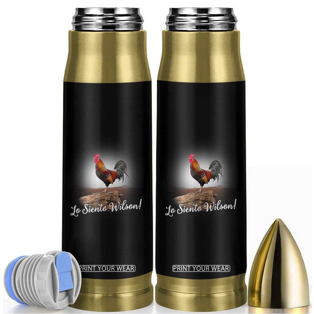 Lo Siento Wilson Funny Chicken Floating Meme Bullet Tumbler Dramatic Rooster Parody Spanish Apology TS02 Black Print Your Wear