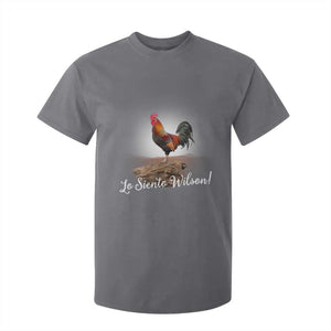 Lo Siento Wilson Funny Chicken Floating Meme T Shirt For Kid Dramatic Rooster Parody Spanish Apology TS02 Charcoal Print Your Wear
