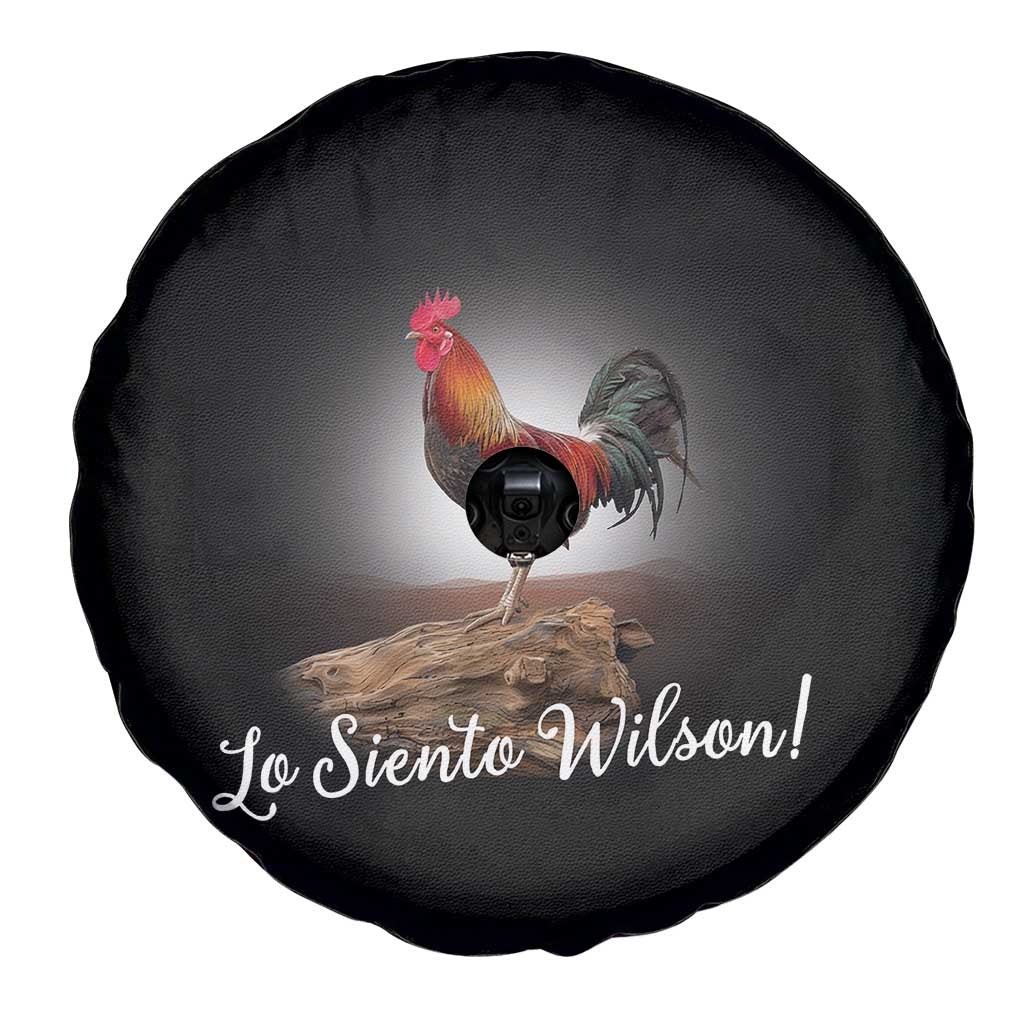 Lo Siento Wilson Funny Chicken Floating Meme Spare Tire Cover Dramatic Rooster Parody Spanish Apology TS02 Print Your Wear