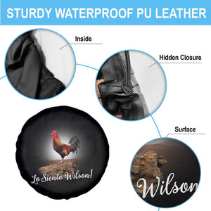 Lo Siento Wilson Funny Chicken Floating Meme Spare Tire Cover Dramatic Rooster Parody Spanish Apology TS02 Print Your Wear