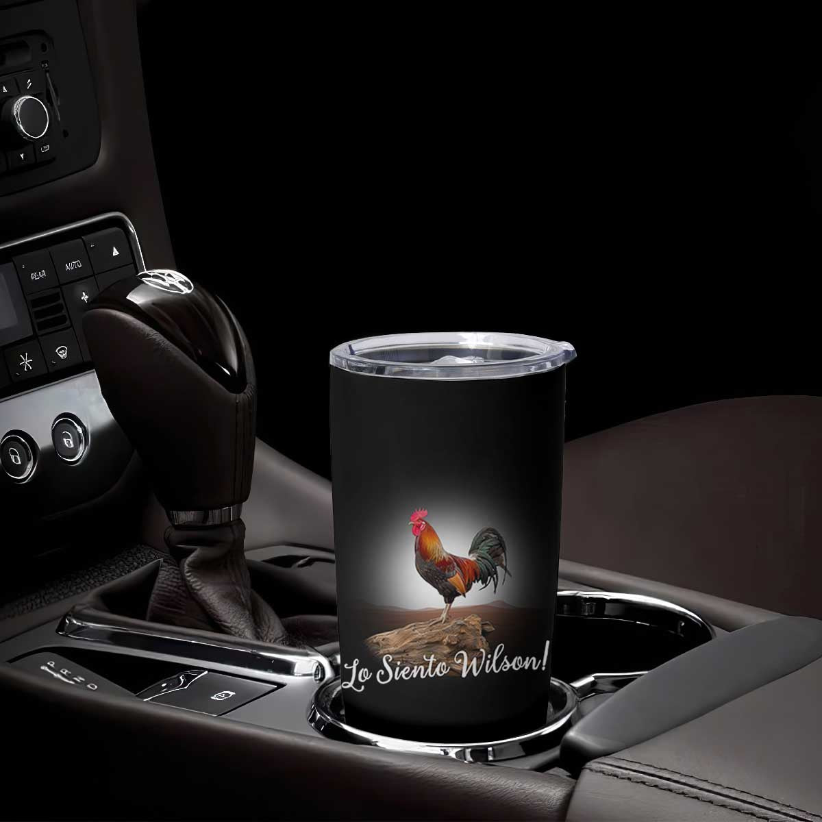 Lo Siento Wilson Funny Chicken Floating Meme Tumbler Cup Dramatic Rooster Parody Spanish Apology TS02 Print Your Wear
