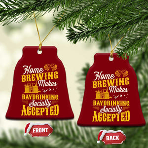 Funny Craft Crew Beer Homebrewers Ceramic Ornament Home Brewing Makes Day Drinking Socially Accepted Brewery Fans TS02 Print Your Wear