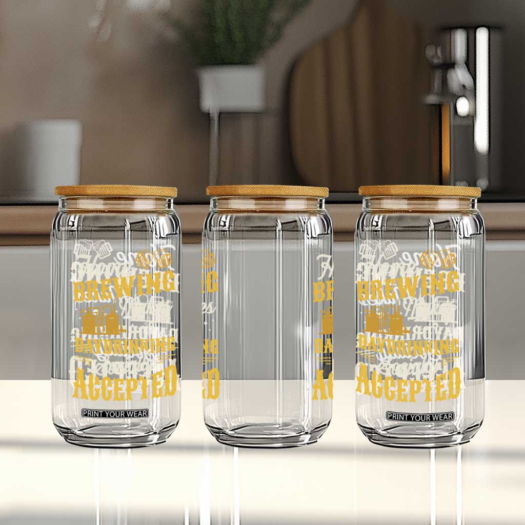 Funny Craft Crew Beer Homebrewers Glass Can Home Brewing Makes Day Drinking Socially Accepted Brewery Fans TS02 Print Your Wear
