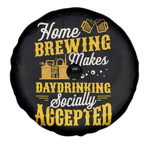 Funny Craft Crew Beer Homebrewers Spare Tire Cover Home Brewing Makes Day Drinking Socially Accepted Brewery Fans TS02 Print Your Wear