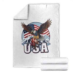 USA 1980 2026 American Eagle vs Canada Loon Throw Blanket Vintage Champs Retro Game Day Hockey Sports Fan TS02 White Print Your Wear