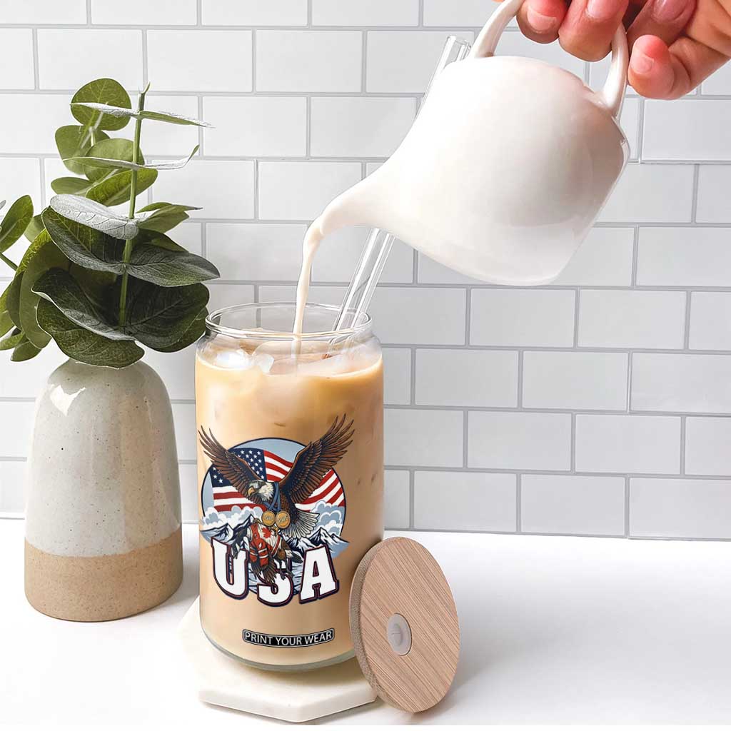 USA 1980 2026 American Eagle vs Canada Loon Glass Can Vintage Champs Retro Game Day Hockey Sports Fan TS02 Print Your Wear