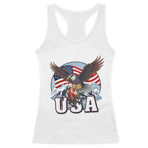 USA 1980 2026 American Eagle vs Canada Loon Racerback Tank Top Vintage Champs Retro Game Day Hockey Sports Fan TS02 White Print Your Wear