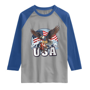 USA 1980 2026 American Eagle vs Canada Loon Raglan Shirt Vintage Champs Retro Game Day Hockey Sports Fan TS02 Sport Gray Royal Print Your Wear