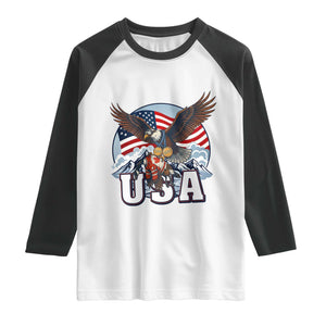 USA 1980 2026 American Eagle vs Canada Loon Raglan Shirt Vintage Champs Retro Game Day Hockey Sports Fan TS02 White Black Print Your Wear