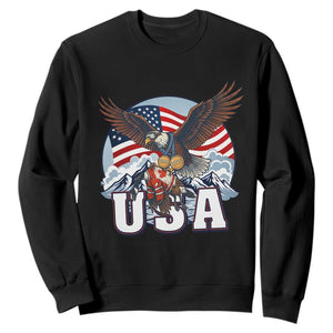 USA 1980 2026 American Eagle vs Canada Loon Sweatshirt Vintage Champs Retro Game Day Hockey Sports Fan TS02 Black Print Your Wear
