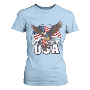 USA 1980 2026 American Eagle vs Canada Loon T Shirt For Women Vintage Champs Retro Game Day Hockey Sports Fan TS02 Light Blue Print Your Wear