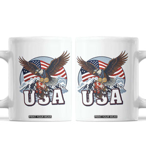 USA 1980 2026 American Eagle vs Canada Loon Coffee Mug Vintage Champs Retro Game Day Hockey Sports Fan TS02 White Print Your Wear