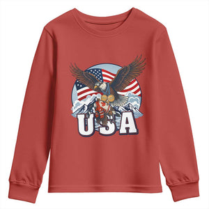 USA 1980 2026 American Eagle vs Canada Loon Youth Sweatshirt Vintage Champs Retro Game Day Hockey Sports Fan TS02 Red Print Your Wear
