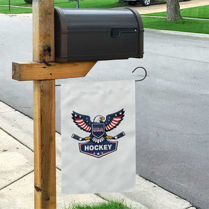 Screaming American Eagle Hockey Pride Graphic Garden Flag Proud USA Ice Sticks Sports Fan TS02 Print Your Wear