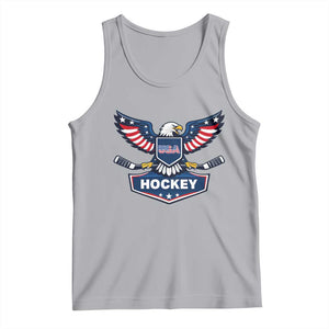 Screaming American Eagle Hockey Pride Graphic Tank Top Proud USA Ice Sticks Sports Fan TS02 Athletic Heather Print Your Wear