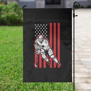 Patriotic American Flag Ice Hockey Player Garden Flag Stars And Stripes Sports Graphic TS02 Print Your Wear