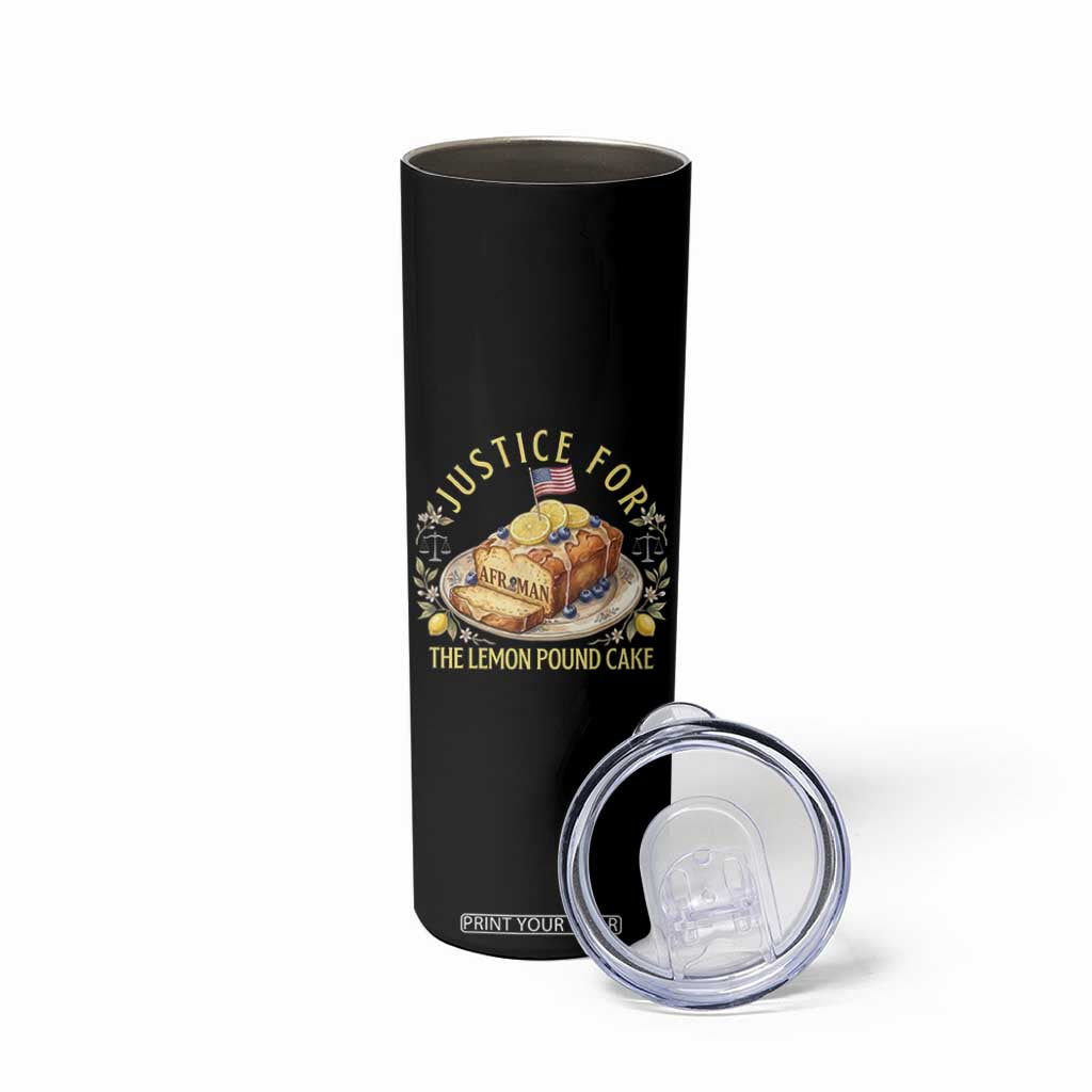 Justice for the Lemon Pound Cake Vintage Skinny Tumbler Funny Viral Meme Dessert Parody Rap Fans TS02 Print Your Wear