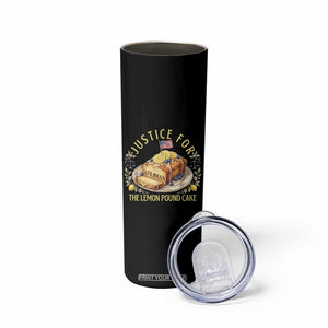 Justice for the Lemon Pound Cake Vintage Skinny Tumbler Funny Viral Meme Dessert Parody Rap Fans TS02 Print Your Wear