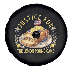 Justice for the Lemon Pound Cake Vintage Spare Tire Cover Funny Viral Meme Dessert Parody Rap Fans TS02 Print Your Wear