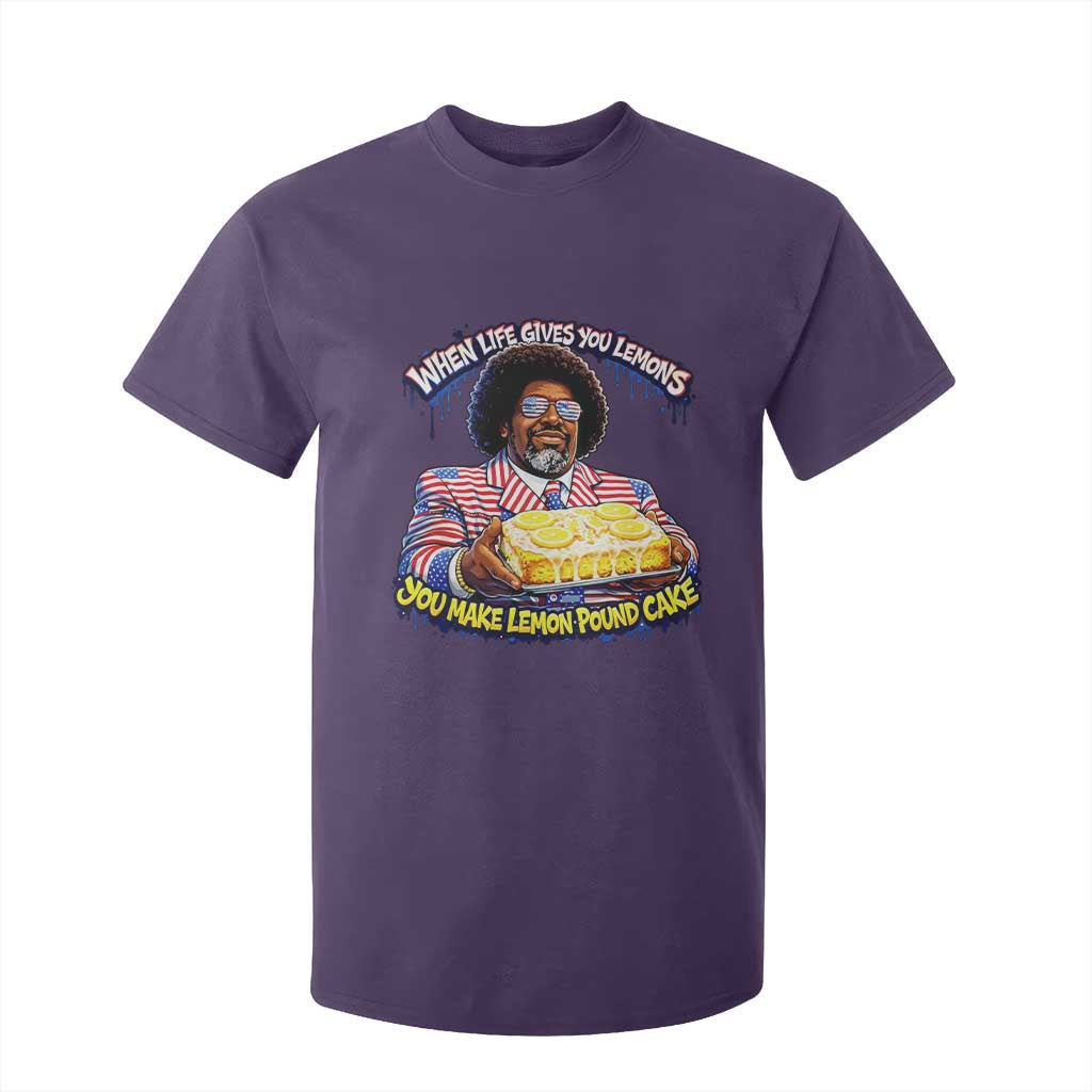 When Life Gives You Lemons Make Lemon Pound Cake Funny Meme T Shirt For Kid Viral Hip Hop Humor Parody for Rap Fans TS02 Purple Print Your Wear